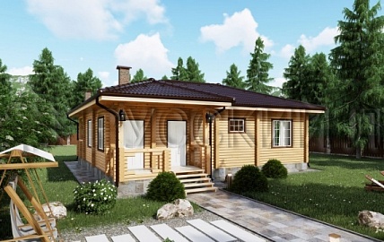 Дом из бруса 7,5 х 11,5, проект - РЕНЦО